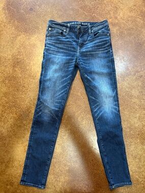 American Eagle Outfitters Dark Indigo Skinny Jeans